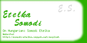 etelka somodi business card